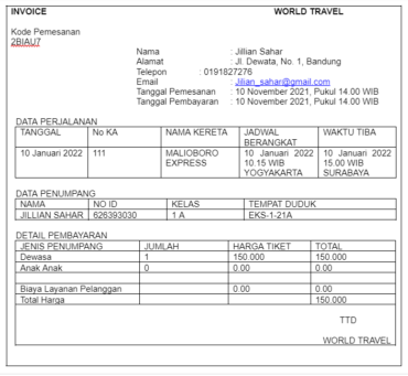 Contoh Invoice Jasa Beserta Cara Mudah Membuatnya Instapay